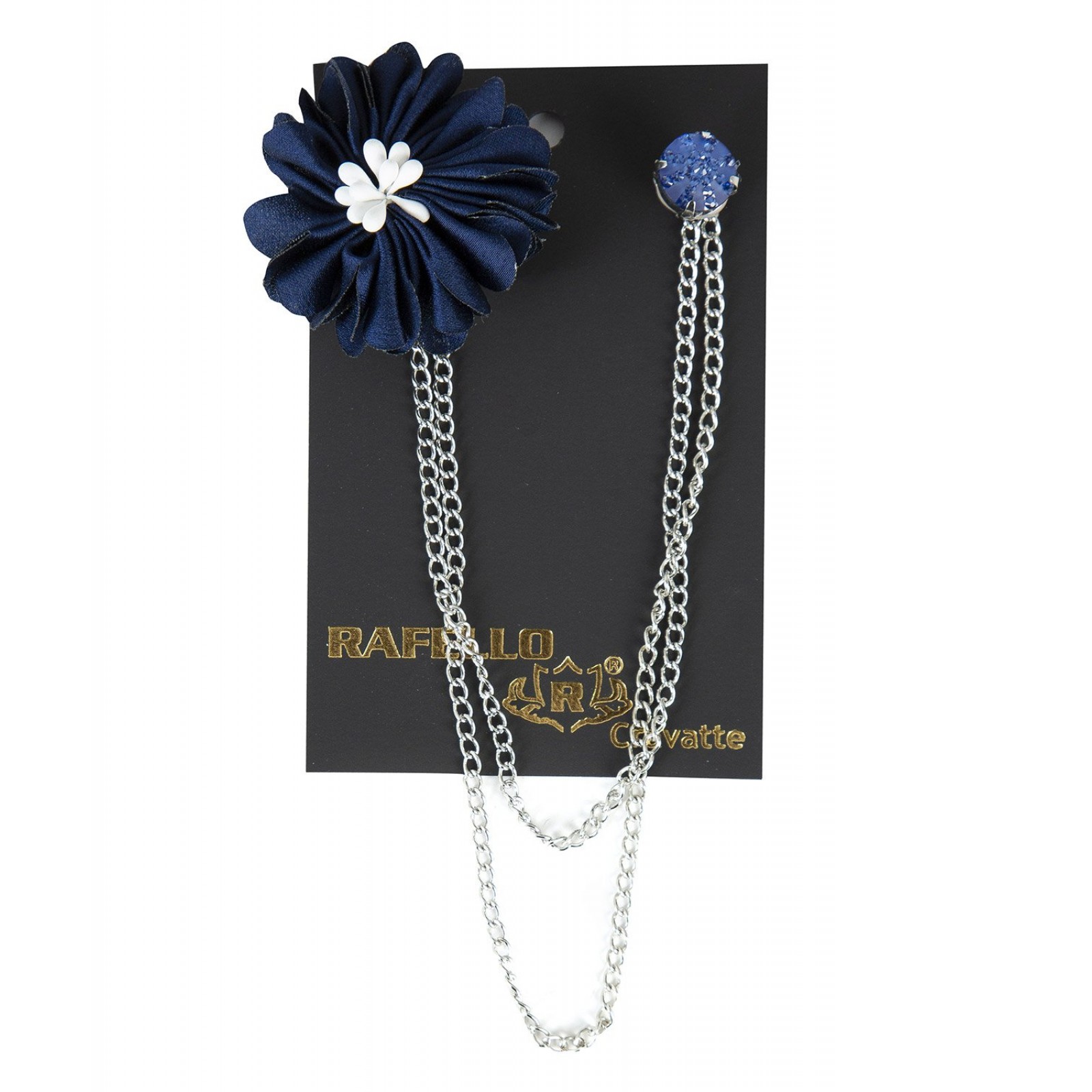 Navy Blue Collar Ornamental