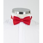 Red Granular Bow Tie