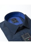 Navy Blue Plaid Shirt