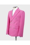 Light Pink Velvet Suit