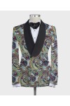 Digital Printed Paisley Colorful Tuxedo