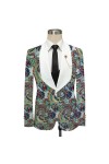 Digital Printed Paisley Colorful Tuxedo