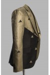 Gold Sparkled With Black Accent Tuxedo