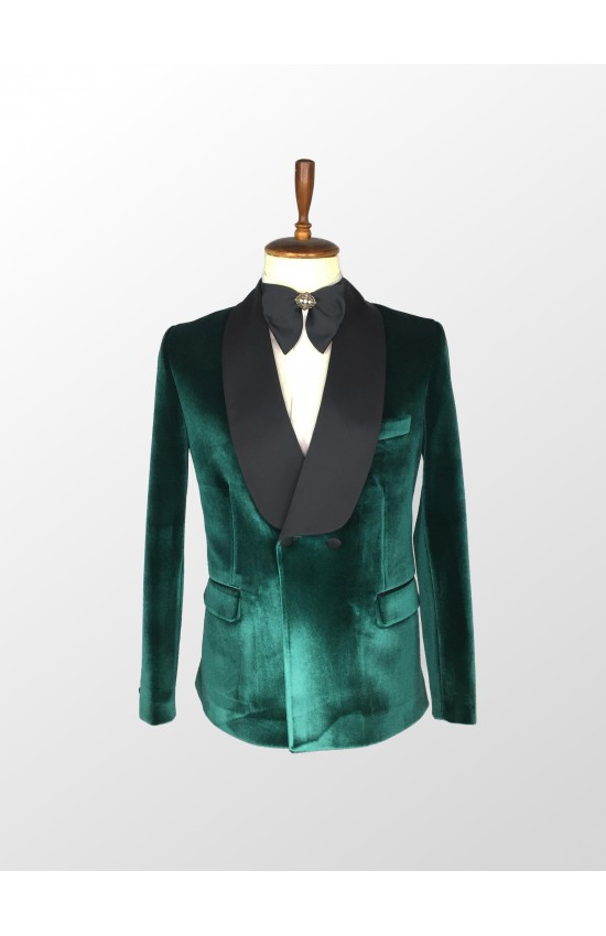 Green Velvet Tuxedo