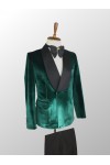 Green Velvet Tuxedo