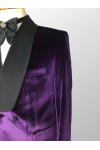 Purple Velvet Tuxedo