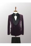Purple Lined Velvet Tuxedo