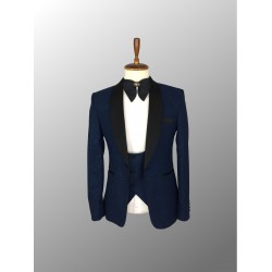 Navy Blue Sparkled Tuxedo