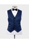 Shiny Navy Blue Tuxedo