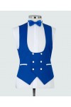 Royal Blue with White Lapel Tuxedo