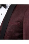 Shiny Burgundy Tuxedo