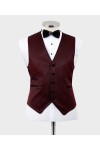 Shiny Burgundy Tuxedo