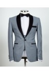 Gray Sparkled Tuxedo