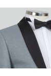 Gray Sparkled Tuxedo